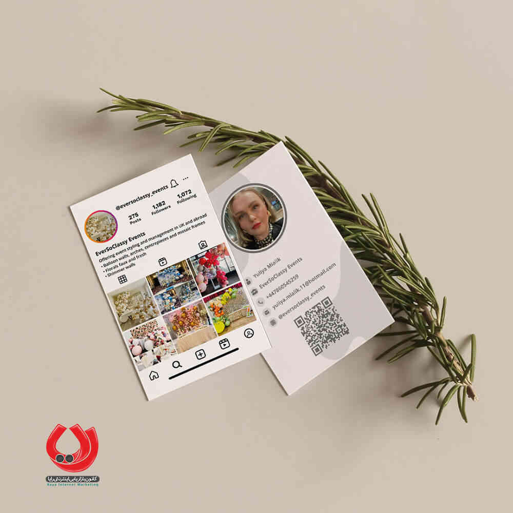 کارت ویزیت اینستاگرامر؛ ابزار ضروری برای برندینگ حرفه‌ای بلاگرها